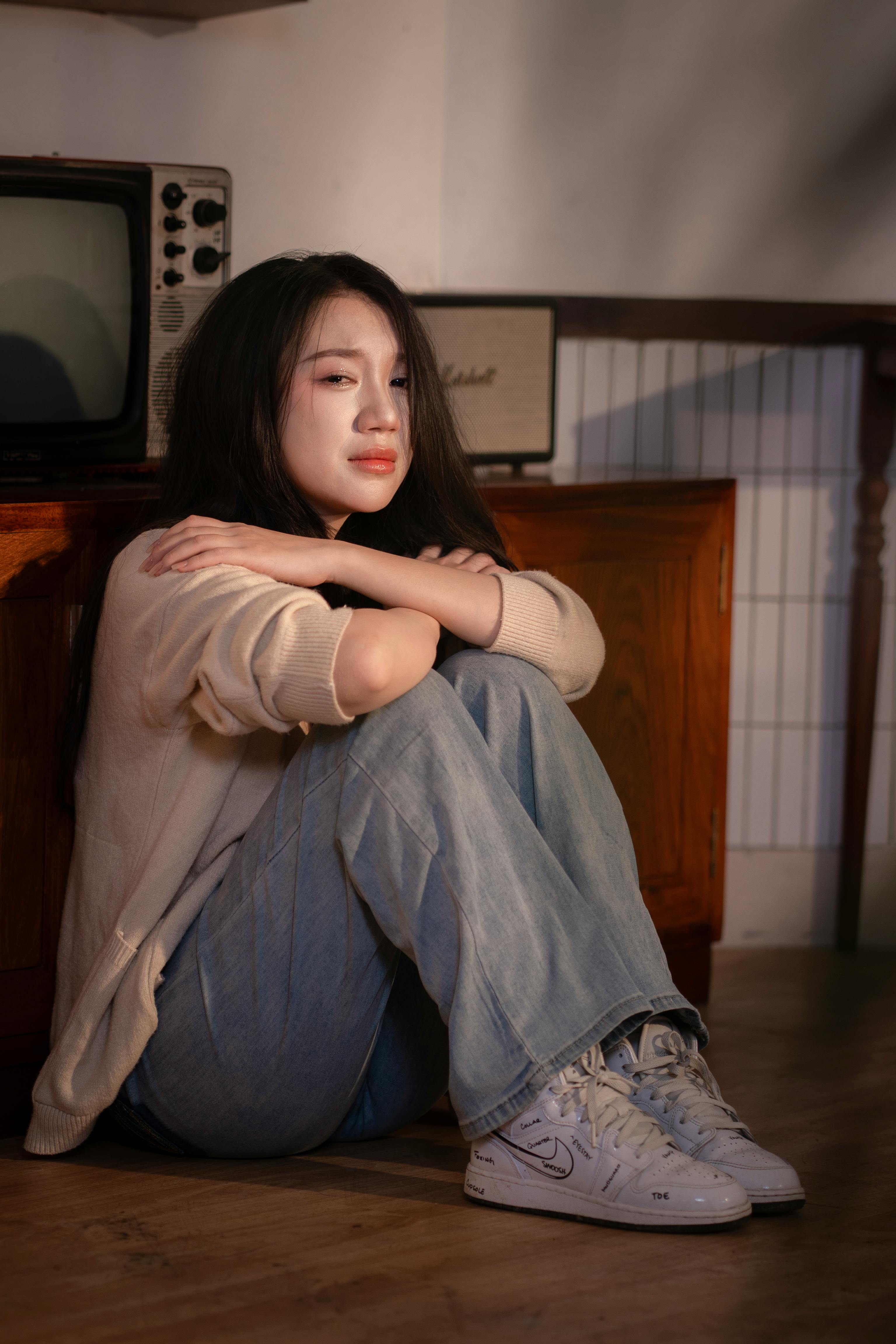 穿搭参考图：下装腰臀配合示意